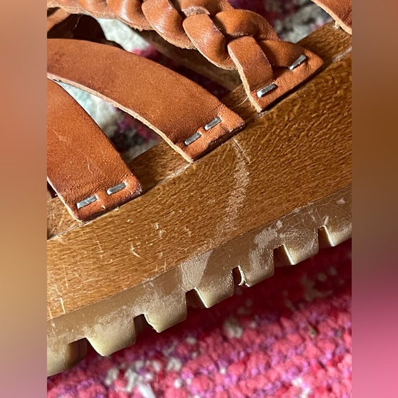 Swedish Hasbeens Gladiator Sandals - Cognac - 39 - Picture 8 of 10